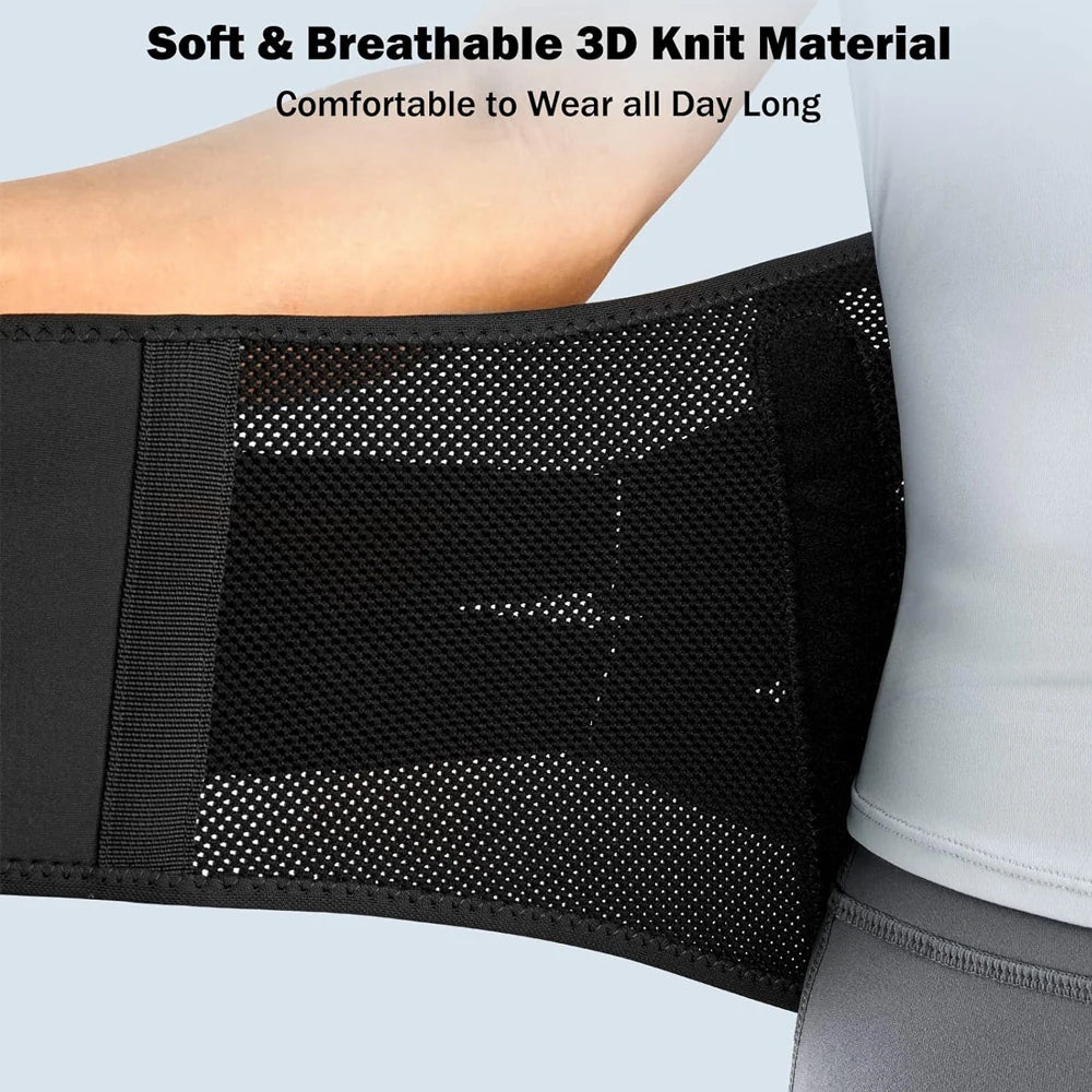 Lumbar Support Brace for Back Pain & Sciatica – Adjustable Belt