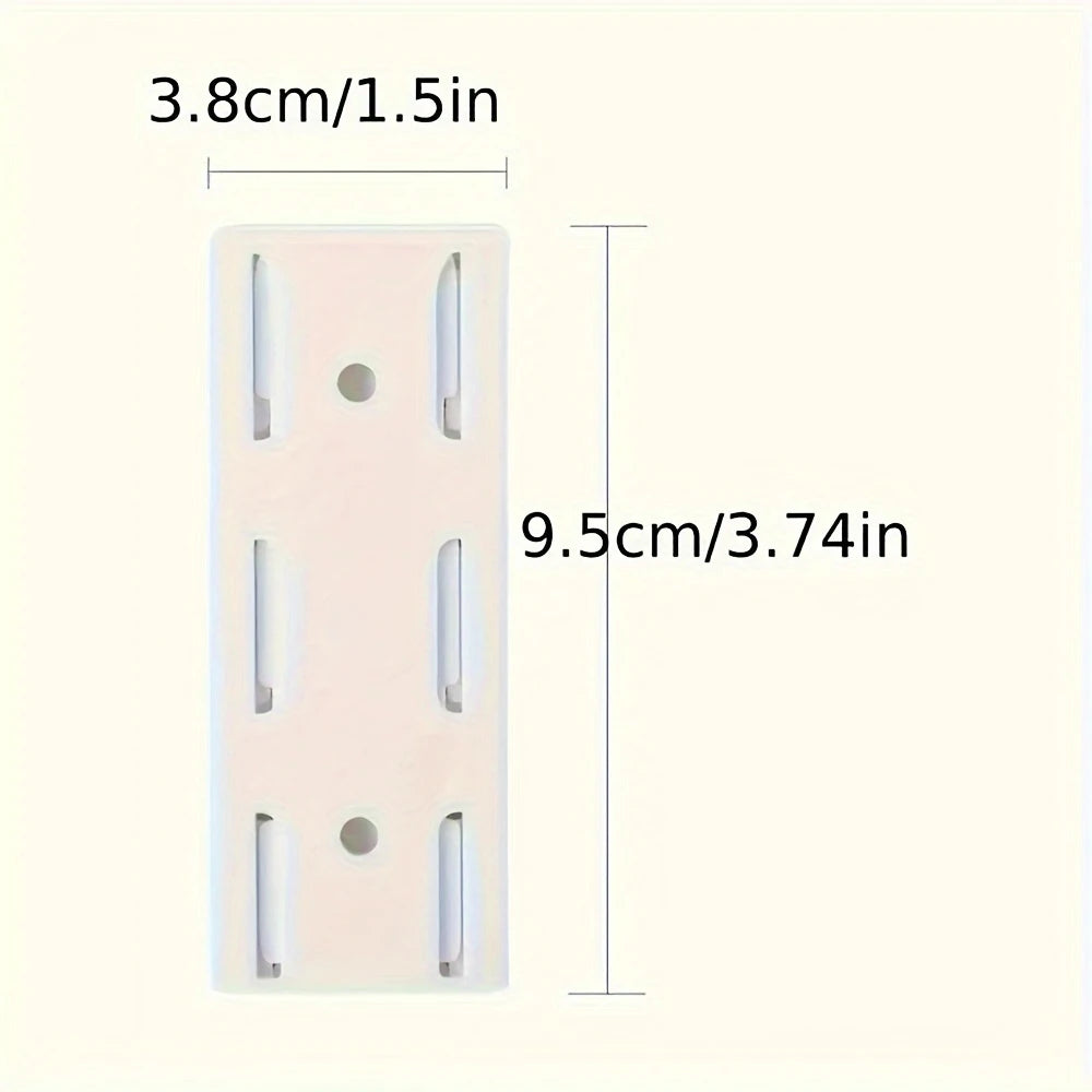Self-Adhesive Socket Fixer Wall Hanging Power Strip Holder Fixator Plug-in Wall-Mounted