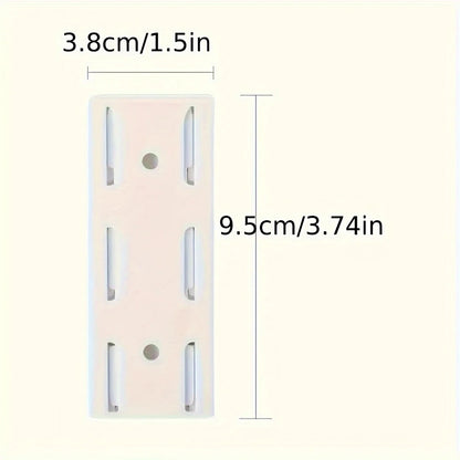 Self-Adhesive Socket Fixer Wall Hanging Power Strip Holder Fixator Plug-in Wall-Mounted