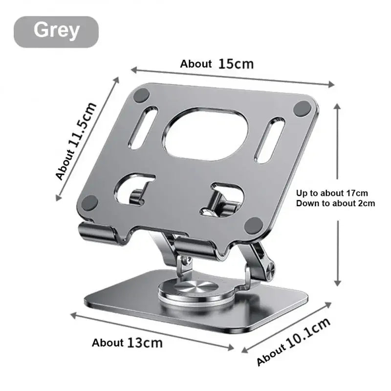 360° Rotating Tablet Stand – Foldable Aluminium iPad Holder
