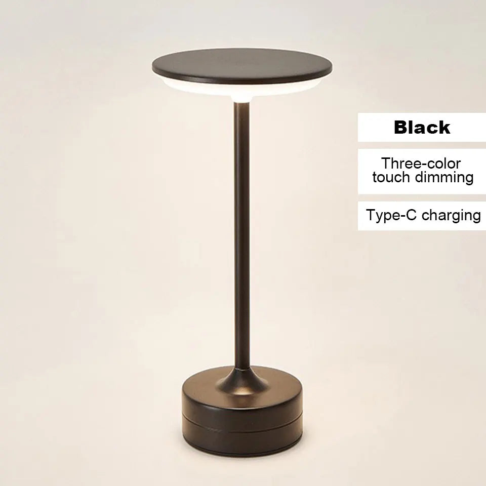 Rechargeable LED Table Lamp Touch Sensor Night Light Portable Cordless Bedroom Reading Desk