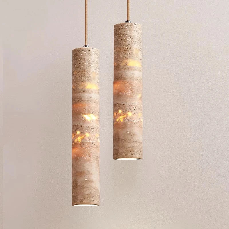 LED Marble Pendant Light Long Strip Chandelier Restaurant Bar Kitchen Island Dining Room Modern
