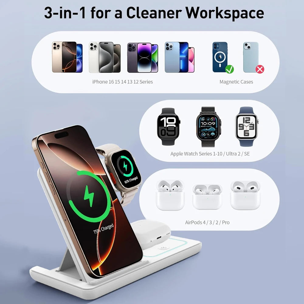3-in-1 Desktop Charging Stand