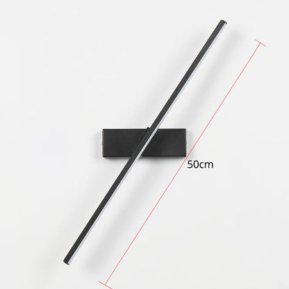 Rotatable LED Bedside Wall Light 330° Adjustable Angle Aluminum 3 Color Temperature Reading Lamp