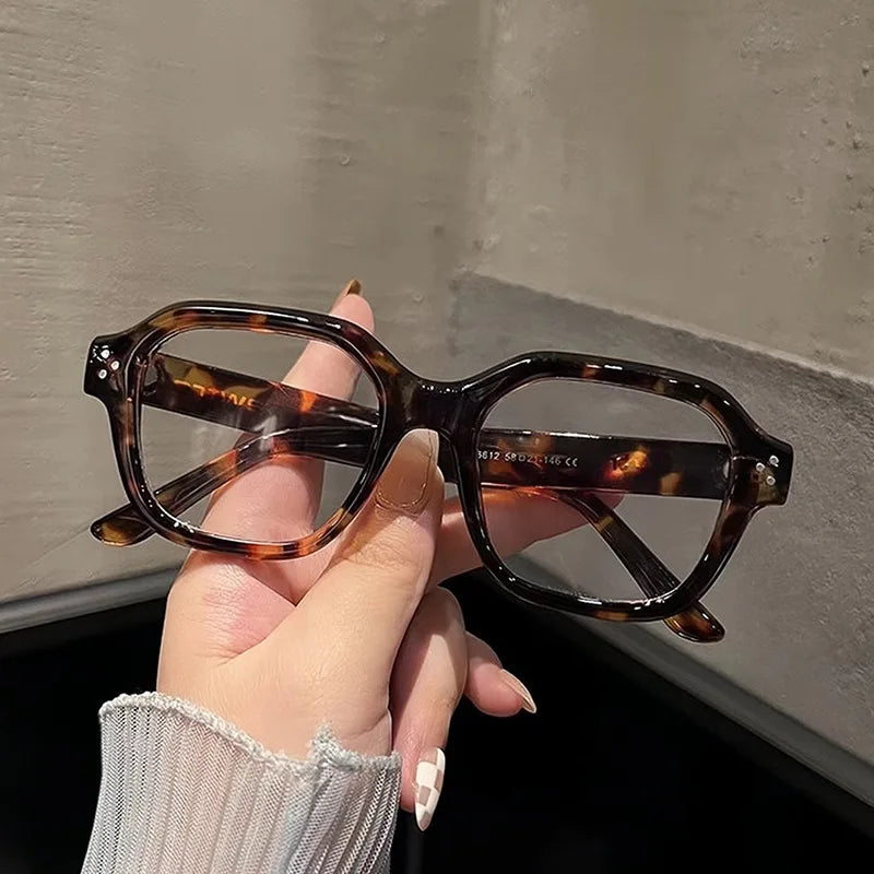 Unisex Retro Blue Light Blocking Eyeglasses Computer Glasses Frame Fashion Anti Square Eyewears