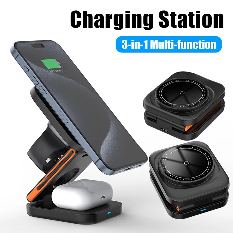 3-in-1 Foldable Charging Station
