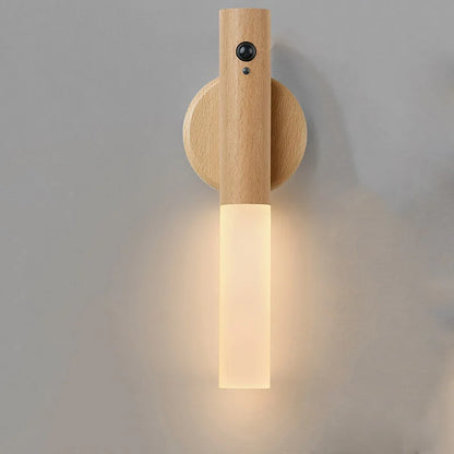 Rechargeable Motion Sensor Wall Light Indoor Lighting Magnetic Tool-Free Mount