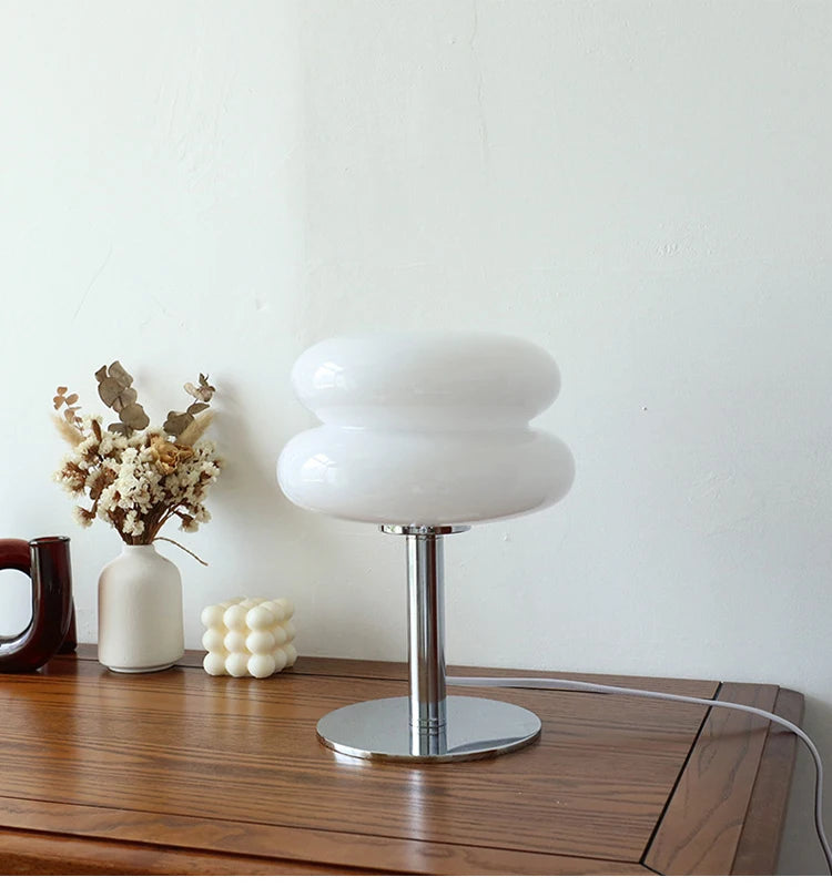 Macaron Dimmable Glass Bedside Lamp