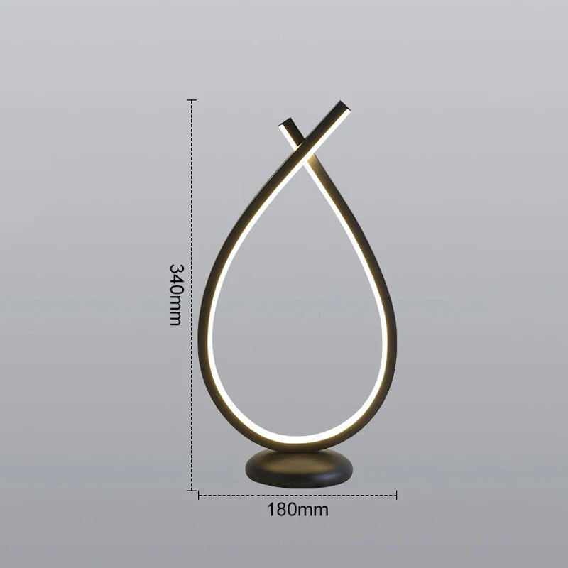 LED USB Night Lamp – Minimalist Desktop Touch Dimmer Decor Light
