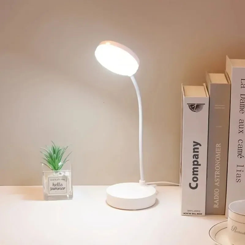 LED Desk Lamp – 3-Level Touch Dimmer Night Light for Study & Office