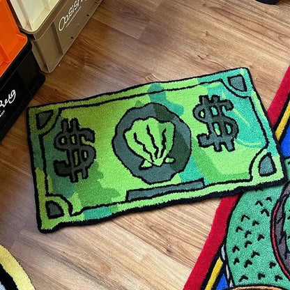 Cash Money Stack Novelty Doormat Non-Slip Soft Mat