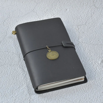 100% Genuine Leather Journal Refillable Travel Notebook Retro DIY Handmade Diary Sketchbook School