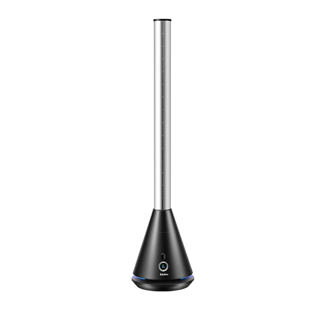 Bladeless Tower Fan 97cm Quiet Pedestal Fan with Remote & Timer Black or White