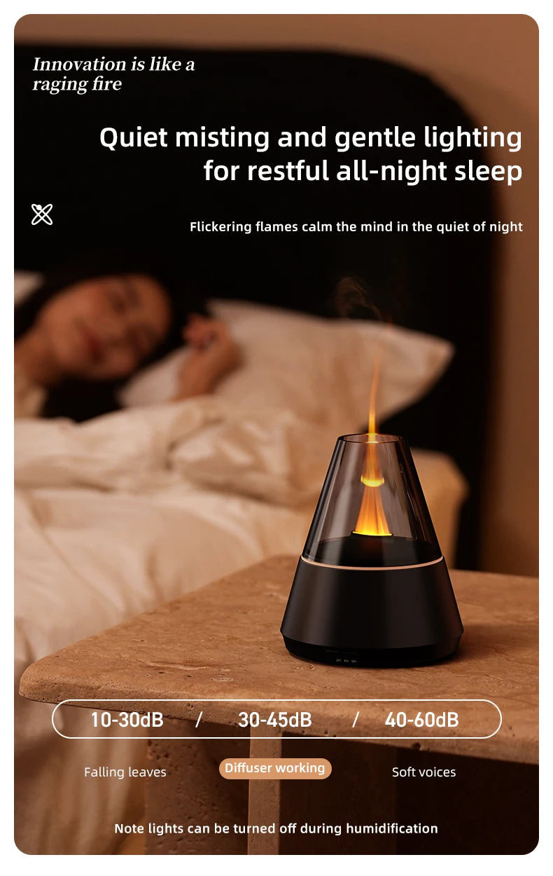 Flame Aroma Diffuser & Humidifier