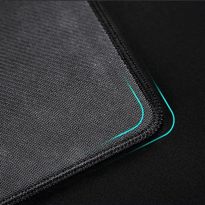 Gray Stitched-Edge Gaming Mouse Pad Superior Control Surface Non-Slip Rubber Base