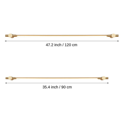 Polished Brass Linear LED Vanity Light 90cm & 120cm Acrylic Shade