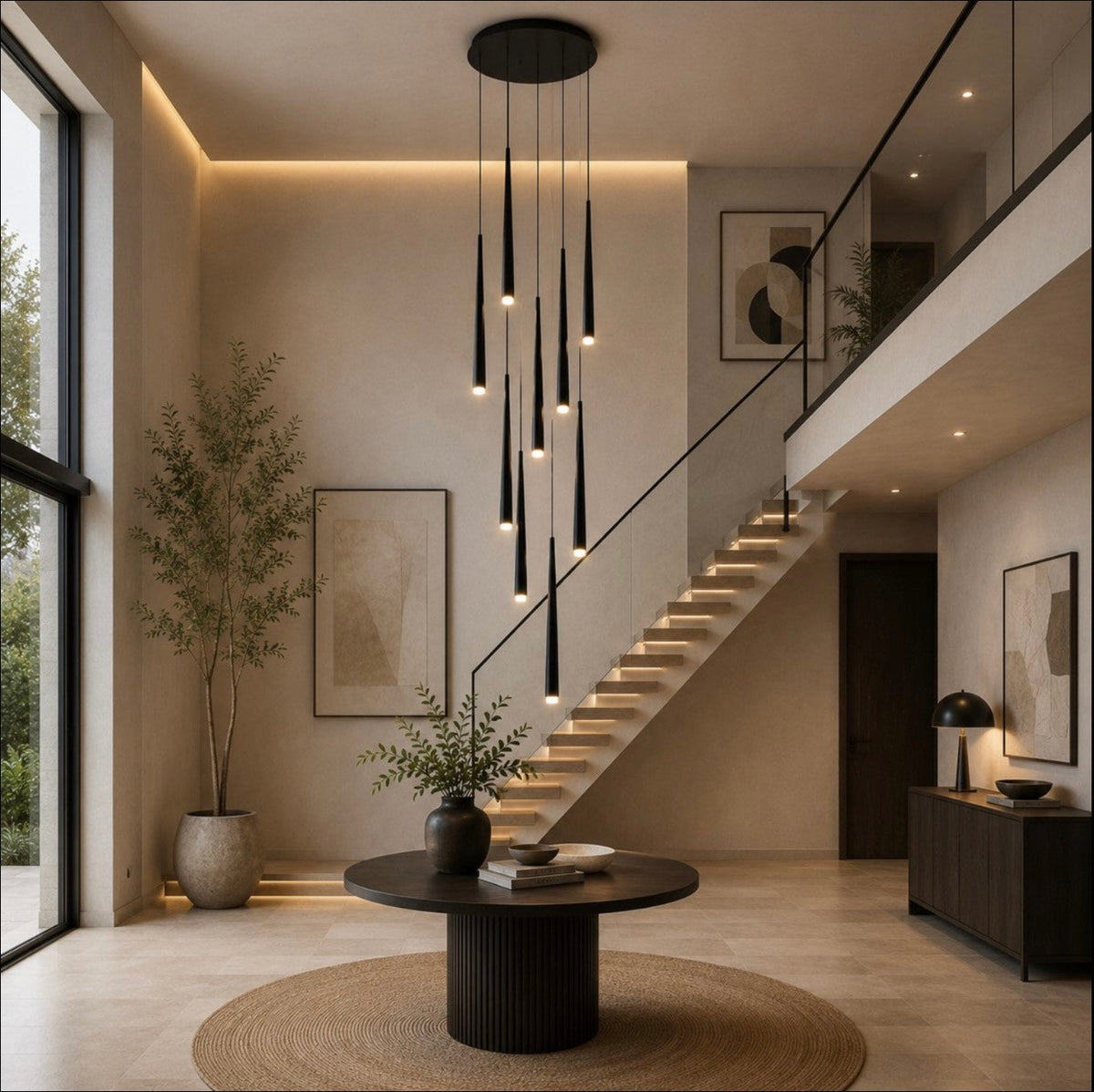 Nordic Iron Acrylic Ceiling Light Flush Mount Dimmable LED 6-68