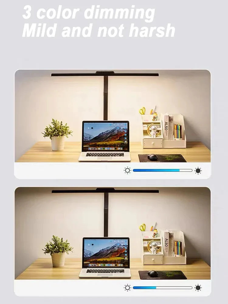 LED Architect Desk Lamp – Double Head Gooseneck 5 Colour Dimmer