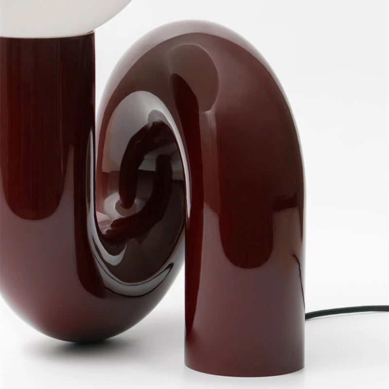 Nordic Glass Desk Lamp – Minimalist LED 3 Colour Modes Decor Light