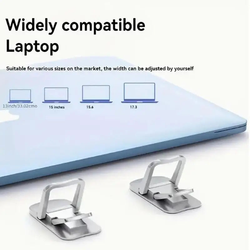 2-Pack Foldable Laptop Stand – Portable Adjustable Notebook Riser
