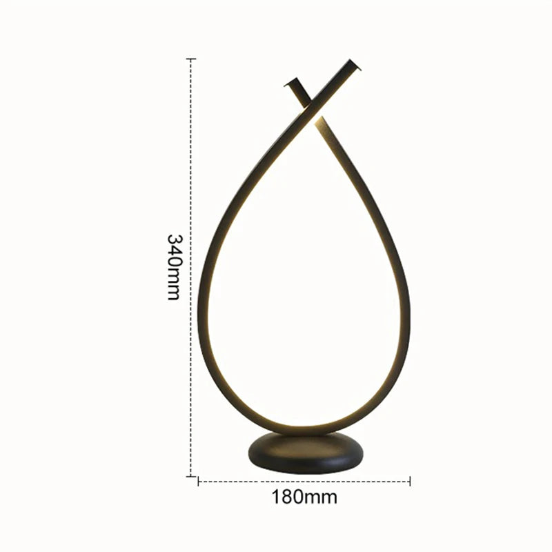 LED USB Night Lamp – Minimalist Desktop Touch Dimmer Decor Light