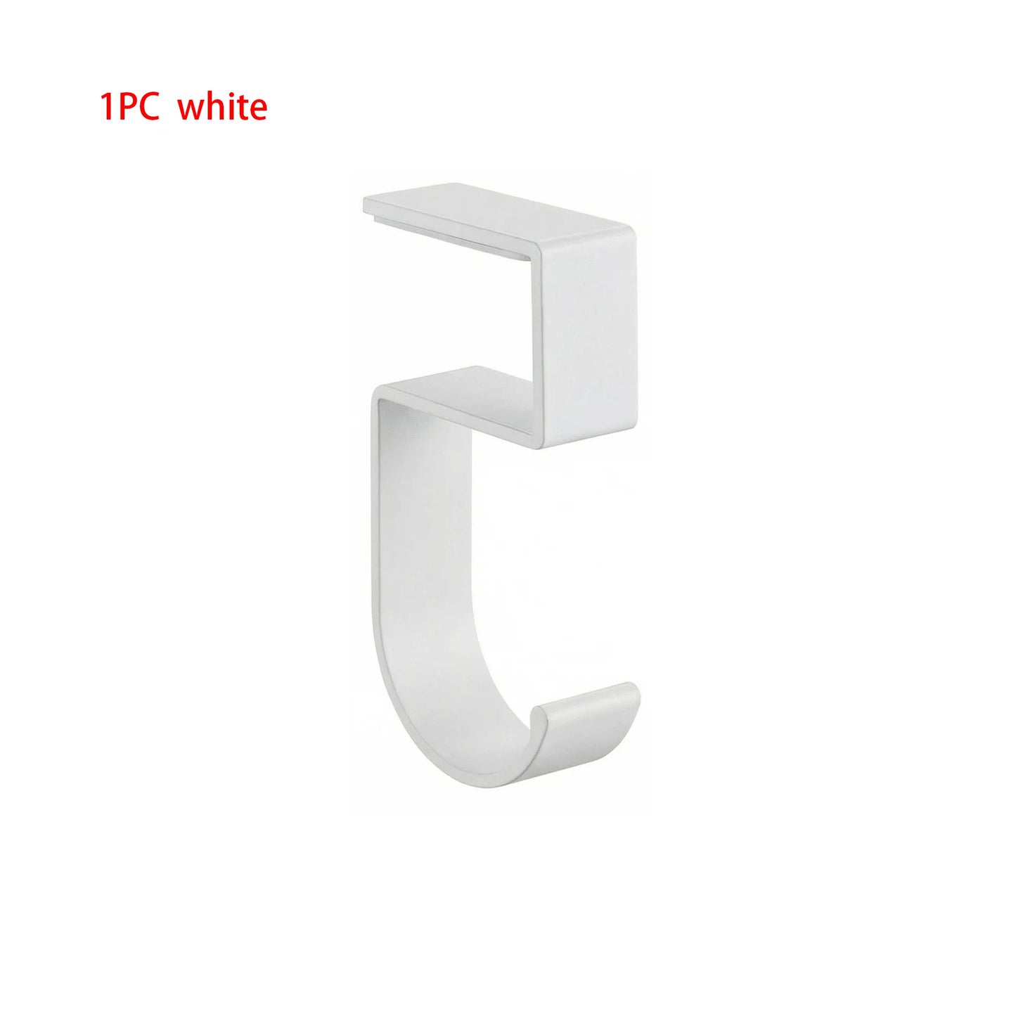 Punch-Free Desk Hook Under-Desk Bag Hanger Aluminium Portable