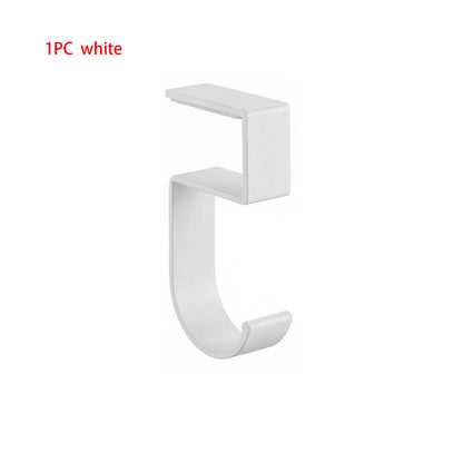 Punch-Free Desk Hook Under-Desk Bag Hanger Aluminium Portable