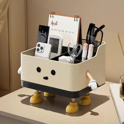 Desktop Cosmetic Storage Box Makeup Organizer Desk Organiser Home Office