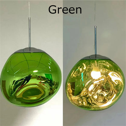 Nordic LED Lava Ceiling Pendant Lamp Glass Lights Modern Lighting Living Room Indoor Decor Home