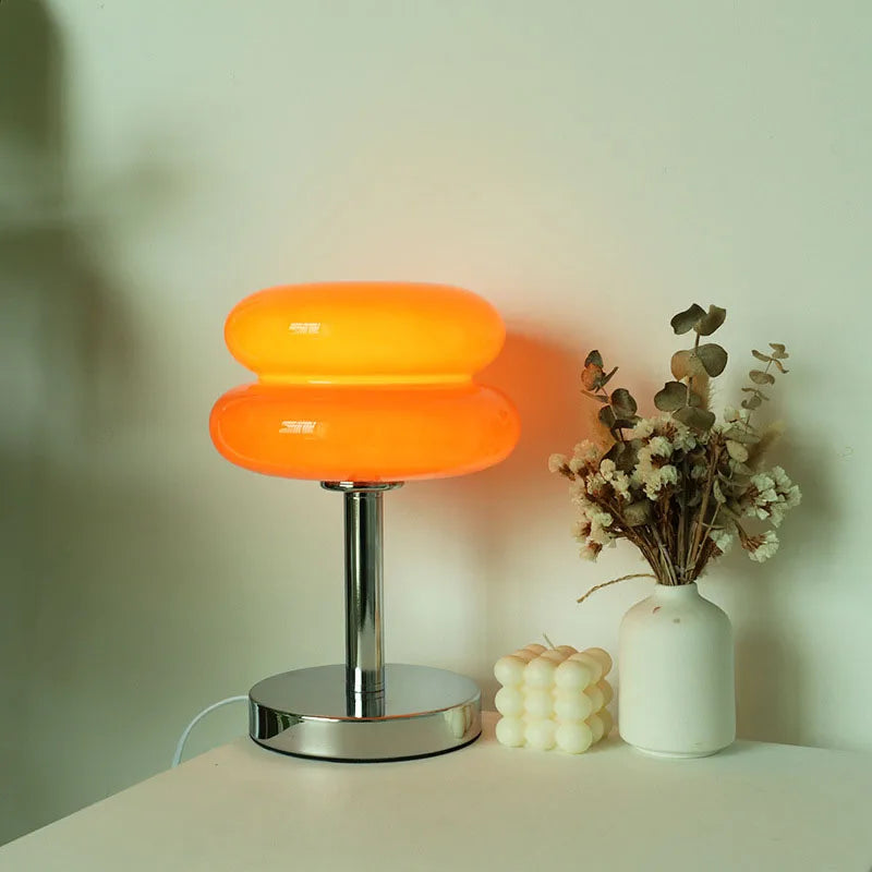 Macaron Dimmable Glass Bedside Lamp