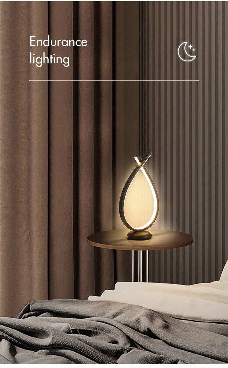 LED USB Night Lamp – Minimalist Desktop Touch Dimmer Decor Light