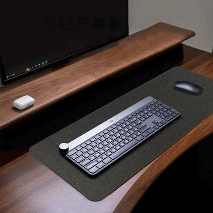 Cotton Linen XXL Gaming Mouse Pad Large Desk Mat Non-Slip Stitched Edge Extended Office Computer