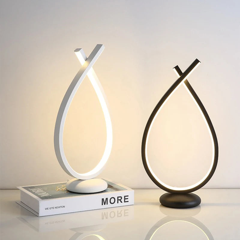 LED USB Night Lamp – Minimalist Desktop Touch Dimmer Decor Light