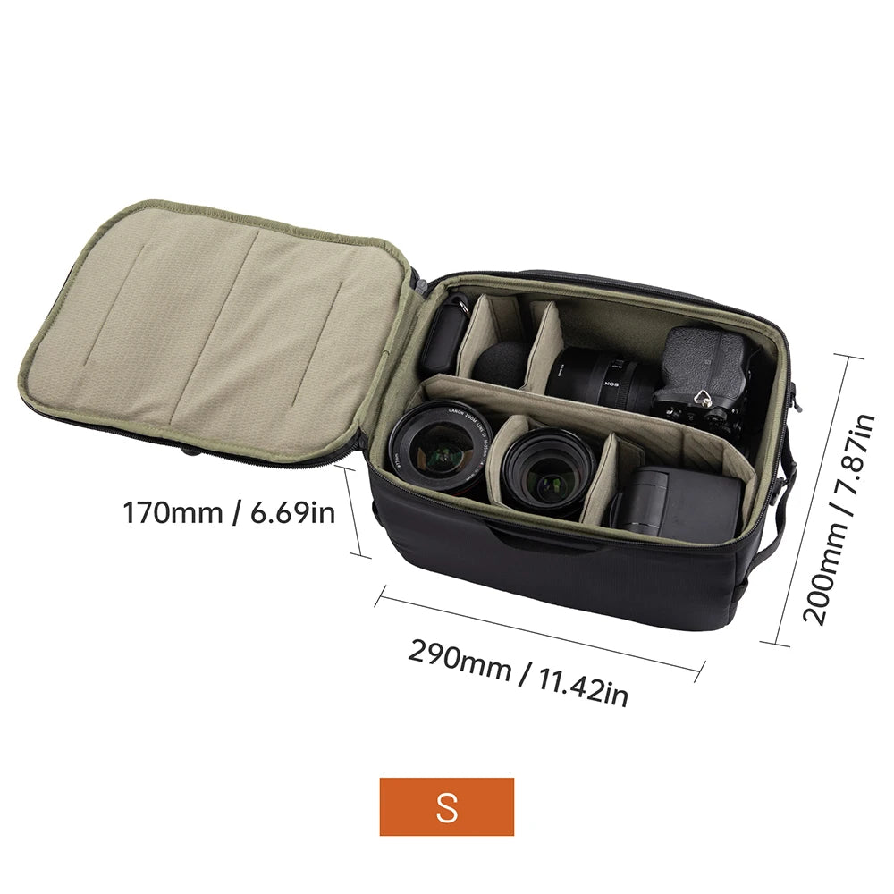 Camera Insert Bag Lens Pouch Padded Partition DSLR Case