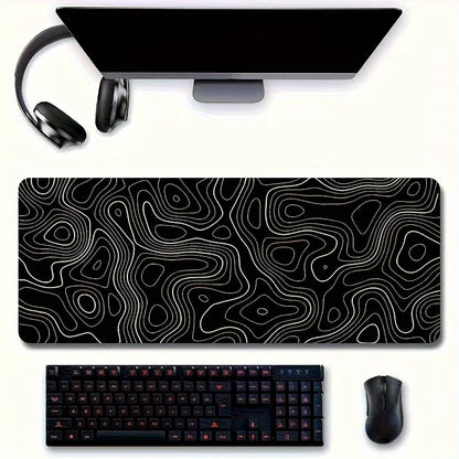 Large Extended Mouse Pad Stitched Edge Desk Mat Gaming Accessories Non-Slip 4 Size Options