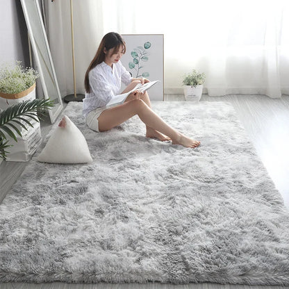 Gradient Plush Area Rug Soft Anti-Slip Living Room