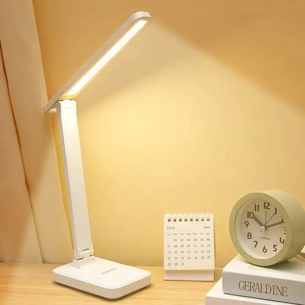 LED Desk Lamp – USB Touch Dimmable Eye Care Folding Reading Light