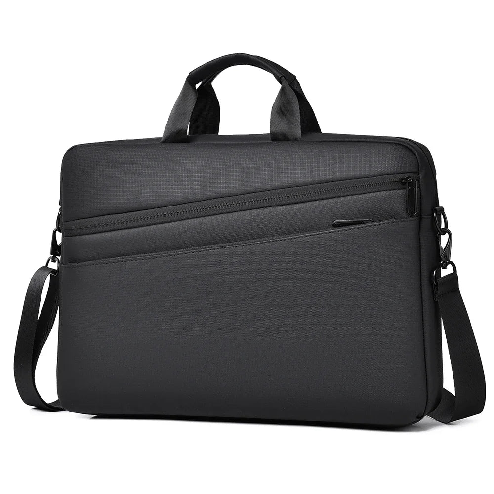 Business PVC Shoulder Messenger Bag Briefcase 15-17 In