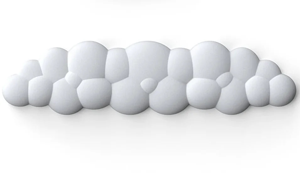 Cloud Wrist Rest Mouse Pad – Anti-Slip Ergonomic Keyboard Support