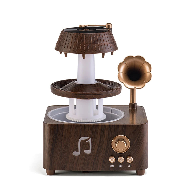 Raindrop Rotating Aroma Diffuser 250ml RGB Remote