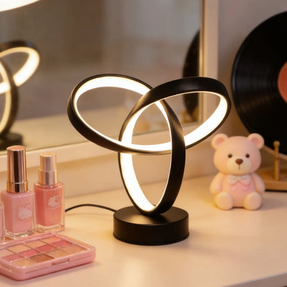 Modern Gold LED USB Desk Lamp Eye Care Indoor Lighting Stepless Dimming Minimalist Design