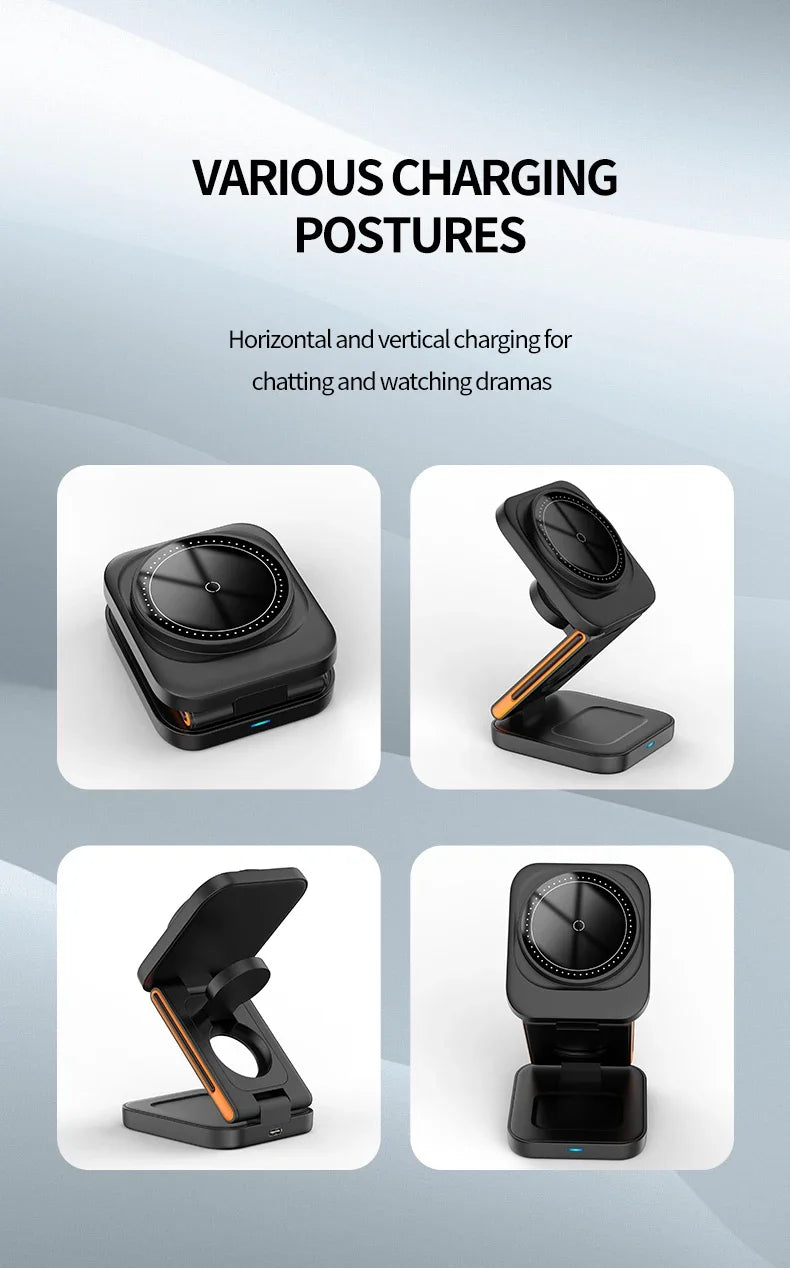 3-in-1 Foldable Charging Station