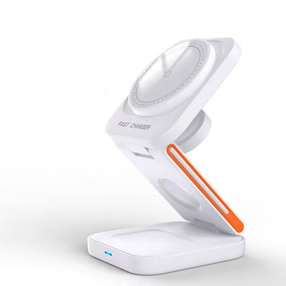 3-In-1 Foldable Charging Station and Portable Fast Magnetic Hold Wide Device Support