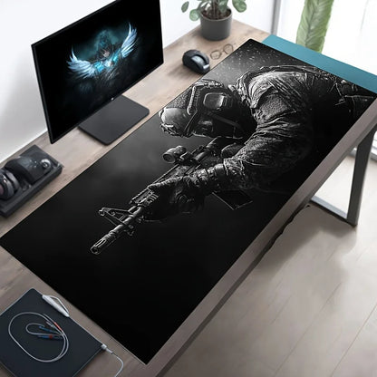 Tactical XXL Gaming Mouse Pad FPS Desk Mat Non-Slip Office Smooth Surface Extended