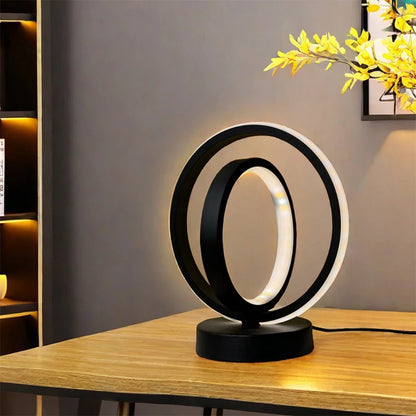 Aluminium LED Touch Desk Lamp Home Office Indoor Lighting Plug-In USB Rechargeable