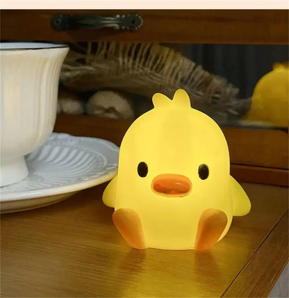 Duck LED Night Light Bedroom Lighting Kids Gifts Cute Design Sleep-Friendly