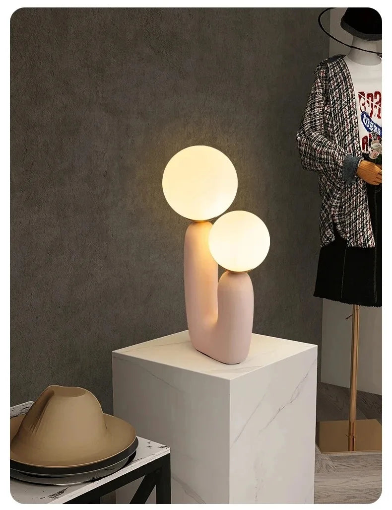 Nordic Art Glass Table Lamp