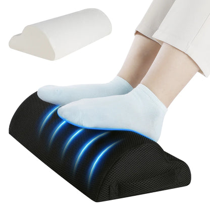Memory Foam Under Desk Footrest Ergonomic Foot Rest Cushion