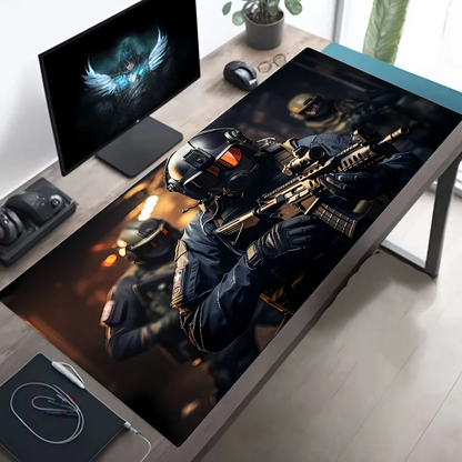 Tactical XXL Gaming Mouse Pad FPS Desk Mat Non-Slip Office Smooth Surface Extended