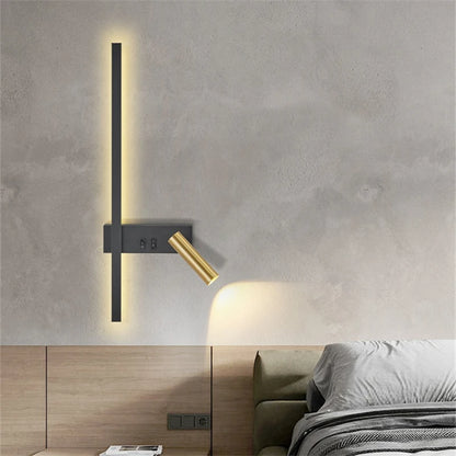 Nordic Modern LED Wall Lamp Creative Living Room Sofa Background Bedside Reading Decorative Light